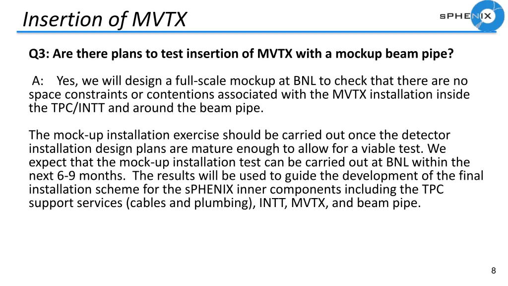 insertion of mvtx 2