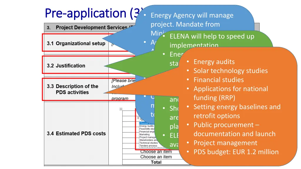 pre pre application 3 application 3 energy agency