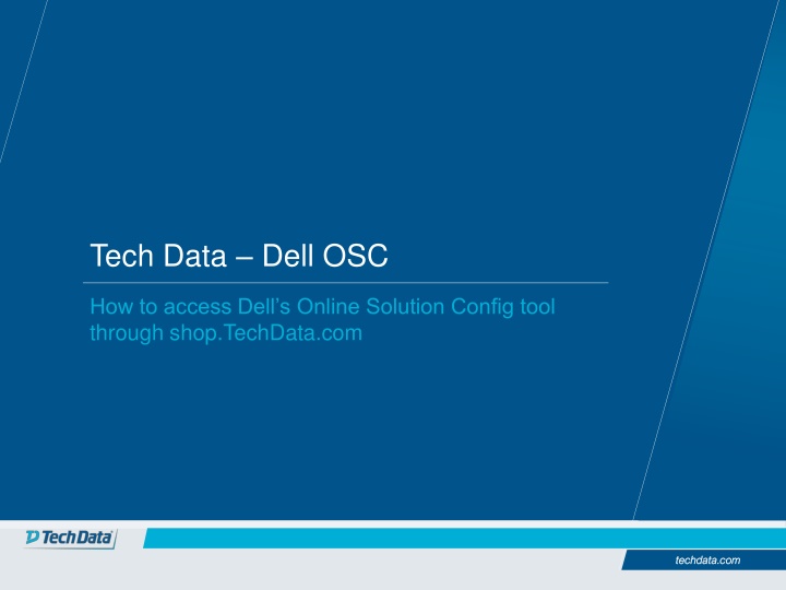 tech data dell osc