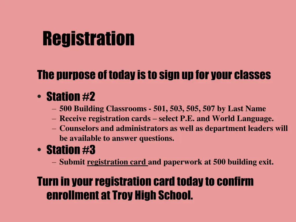 registration