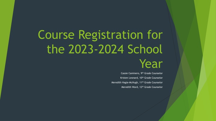 course registration for the 2023 2024 school