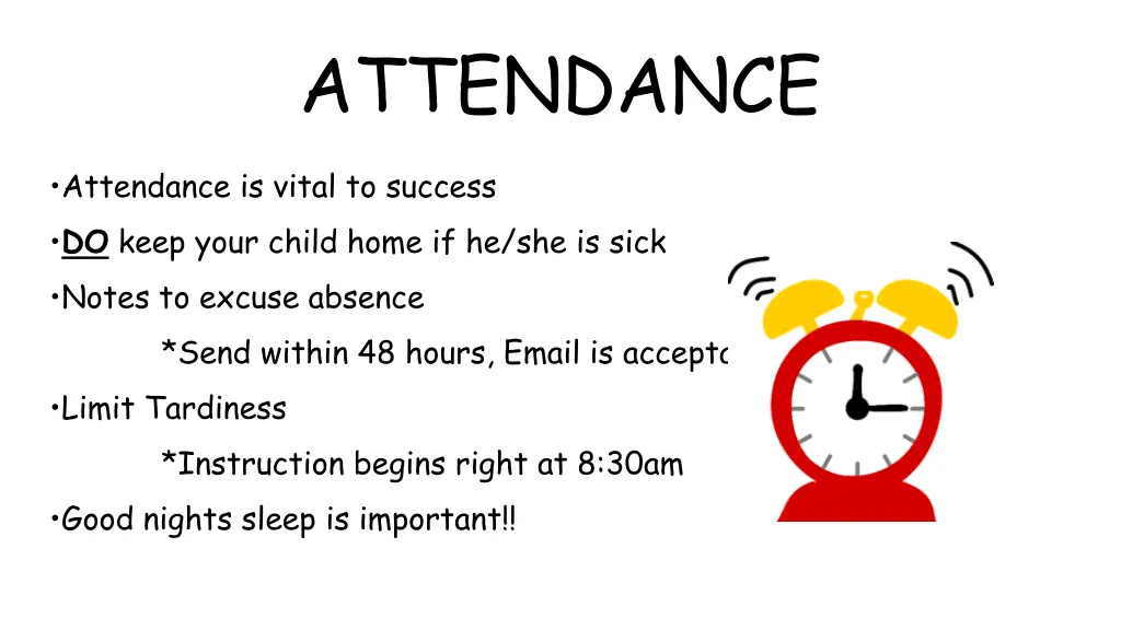 attendance