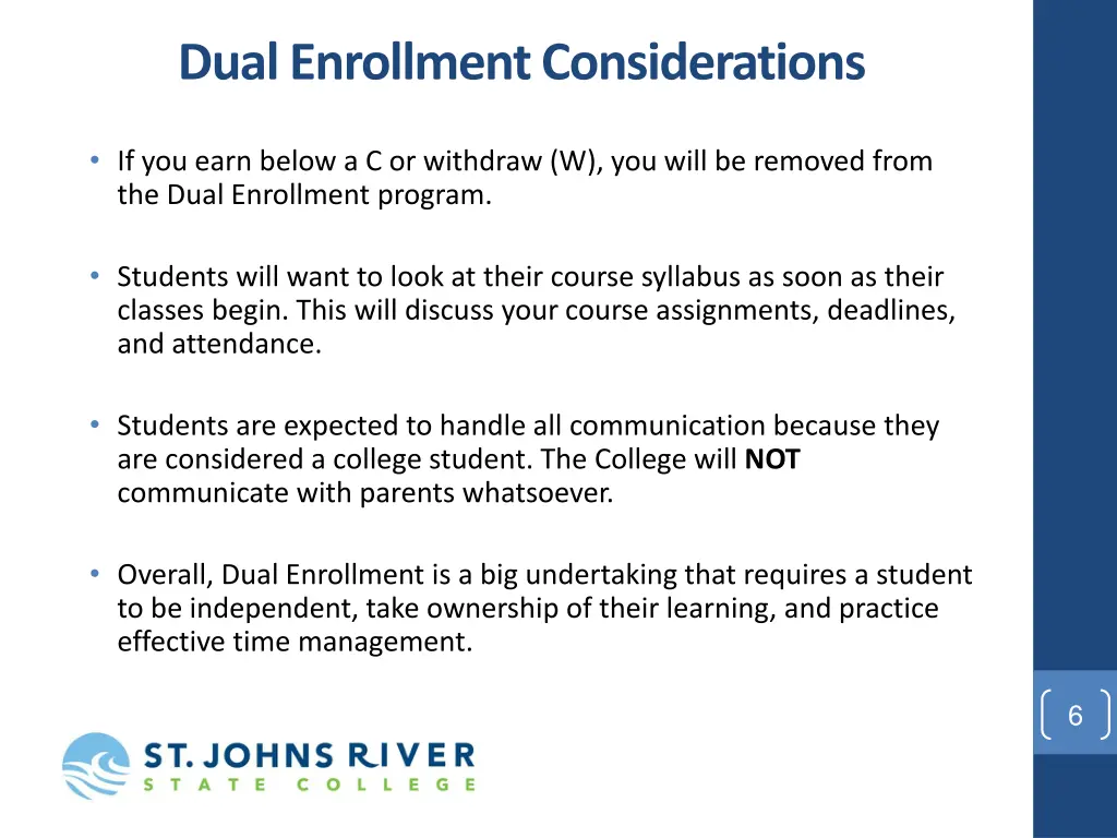 dual enrollment considerations 2