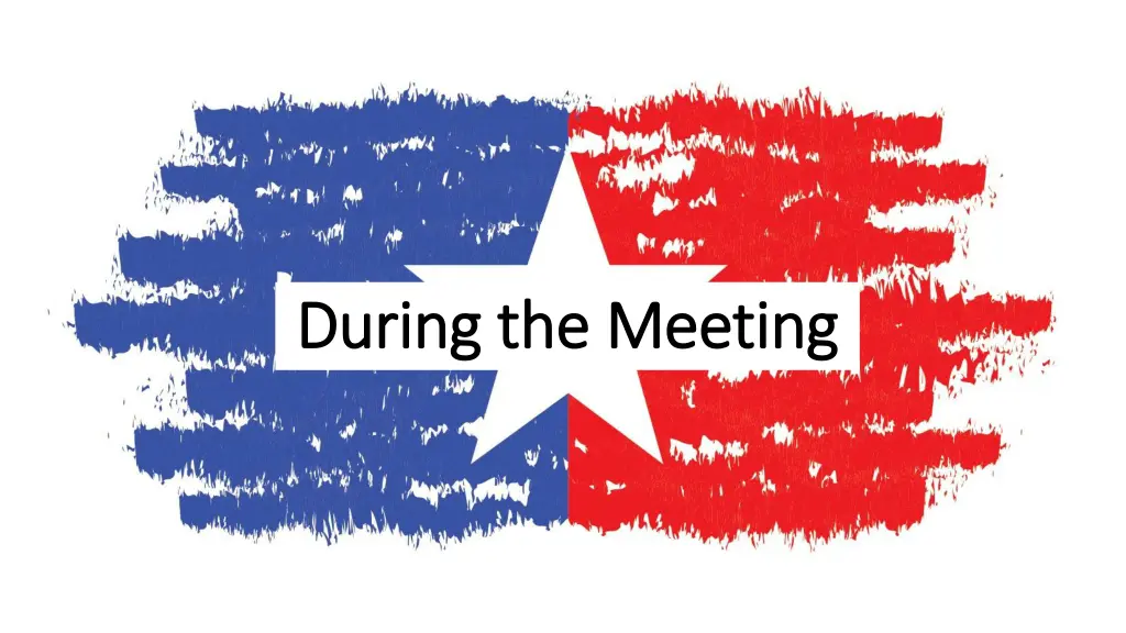 during the meeting during the meeting