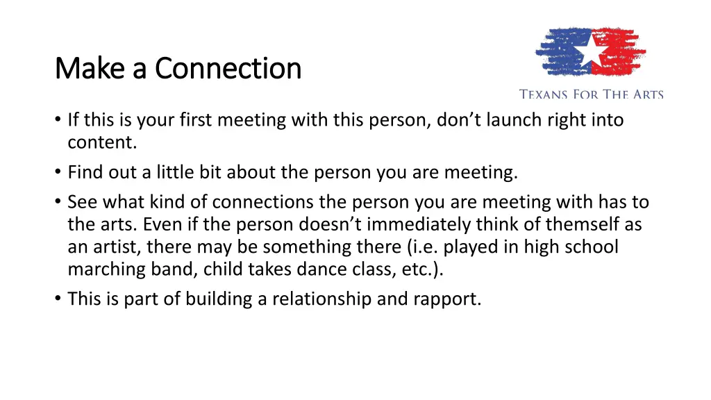 make a connection make a connection
