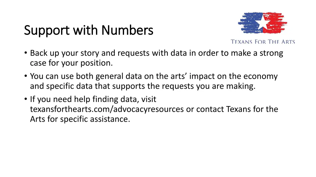 support with numbers support with numbers