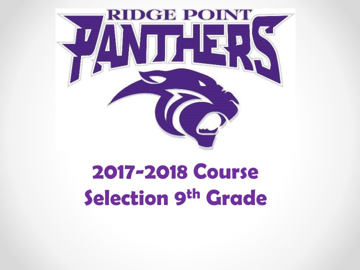 2017 2018 course selection 9 th grade