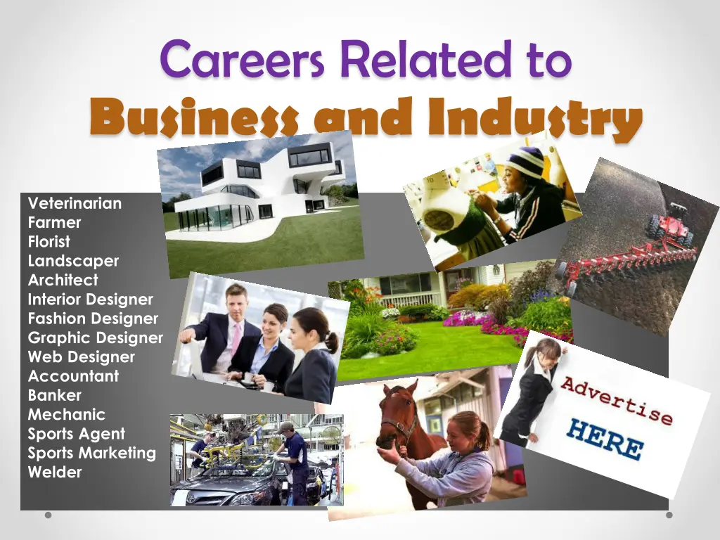 careers related to business and industry