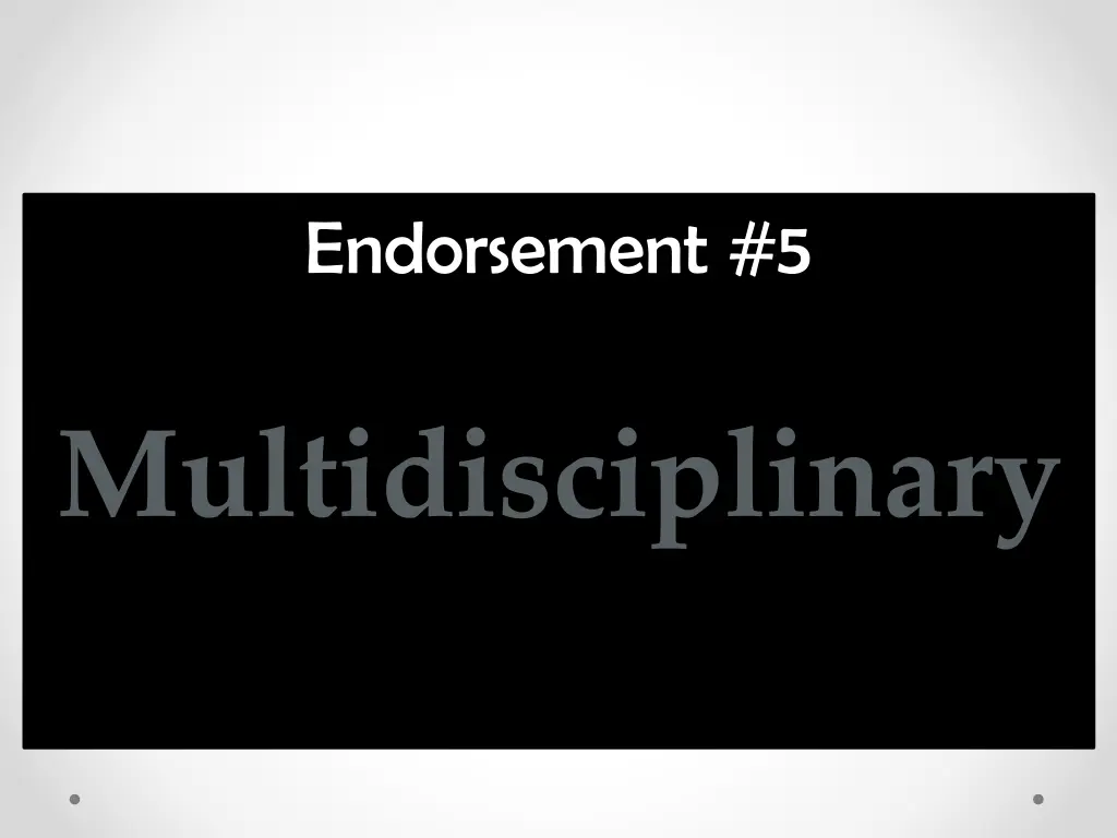 endorsement 5