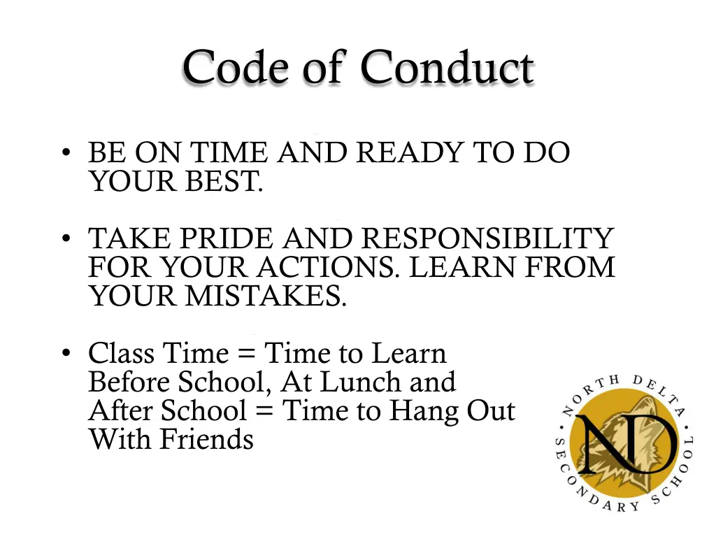 code of conduct 1