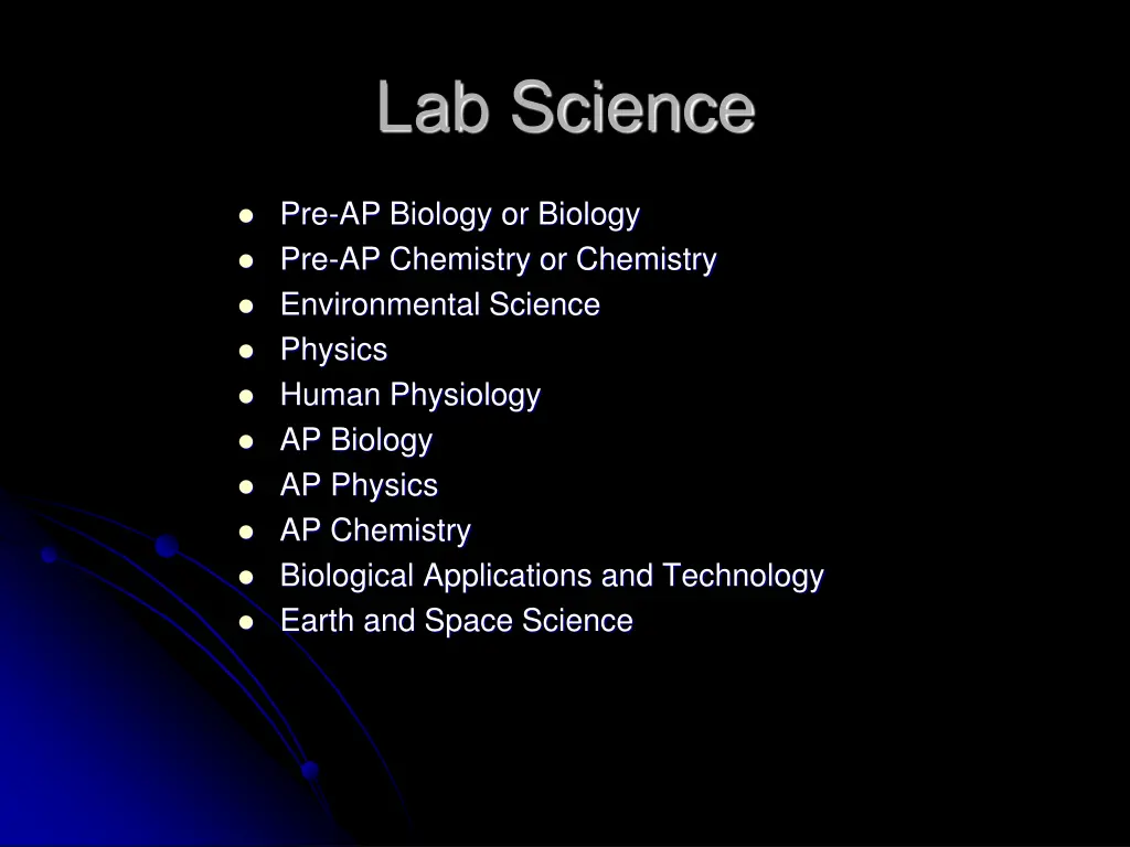 lab science