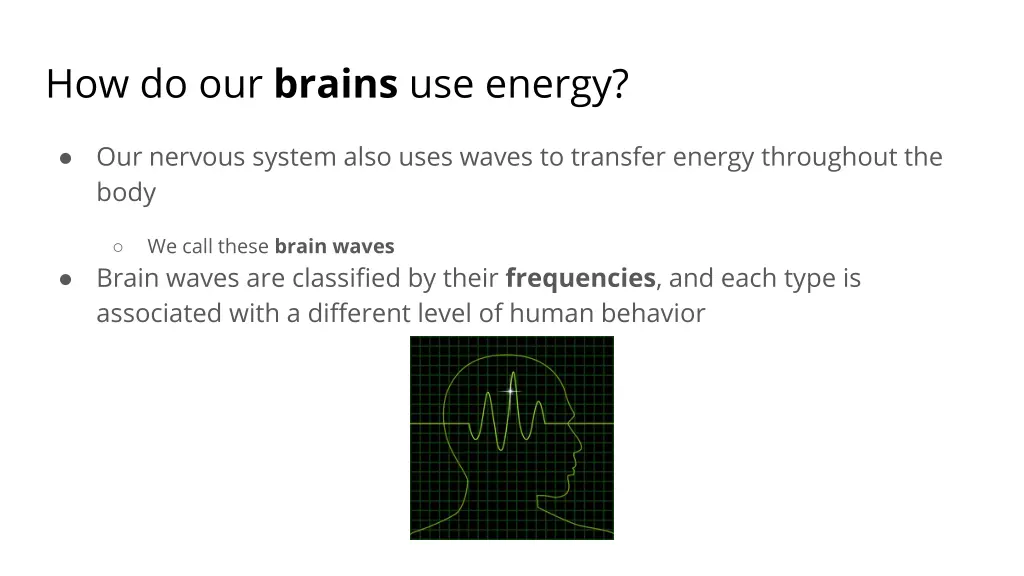 how do our brains use energy
