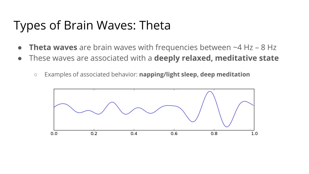 types of brain waves theta