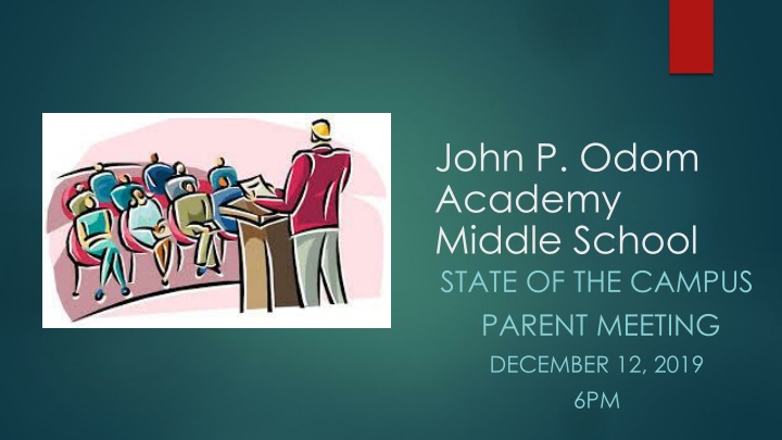 john p odom academy middle school state