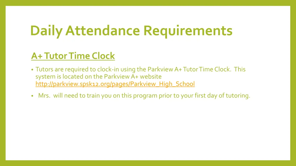 daily attendance requirements 1