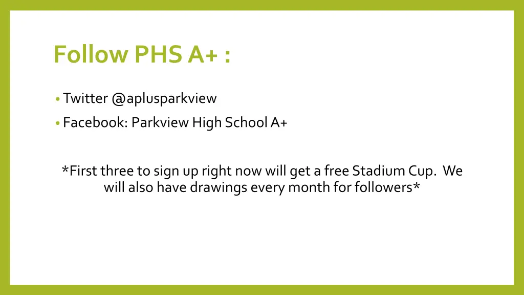 follow phs a