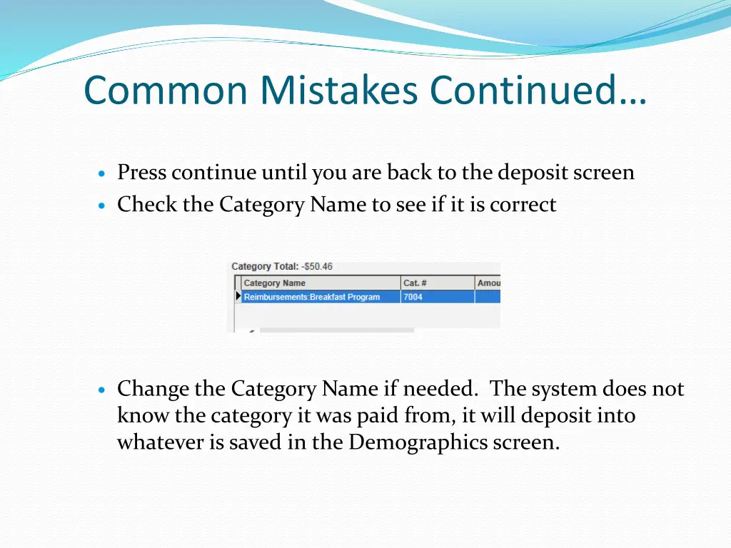 common mistakes continued 12