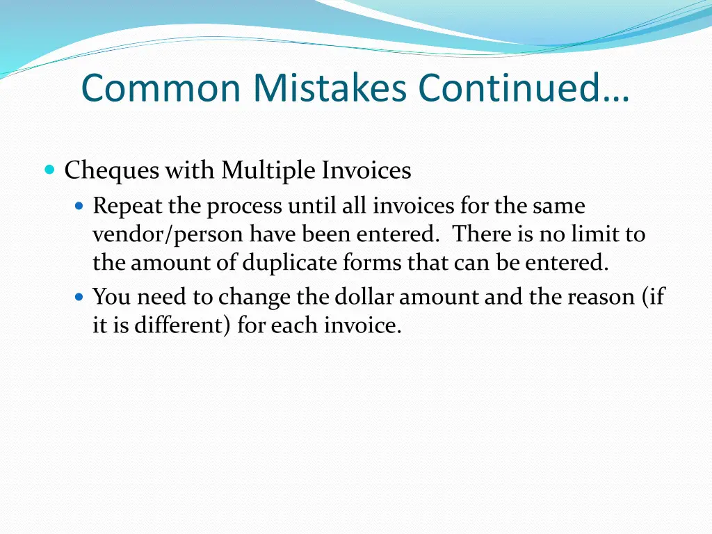 common mistakes continued 4