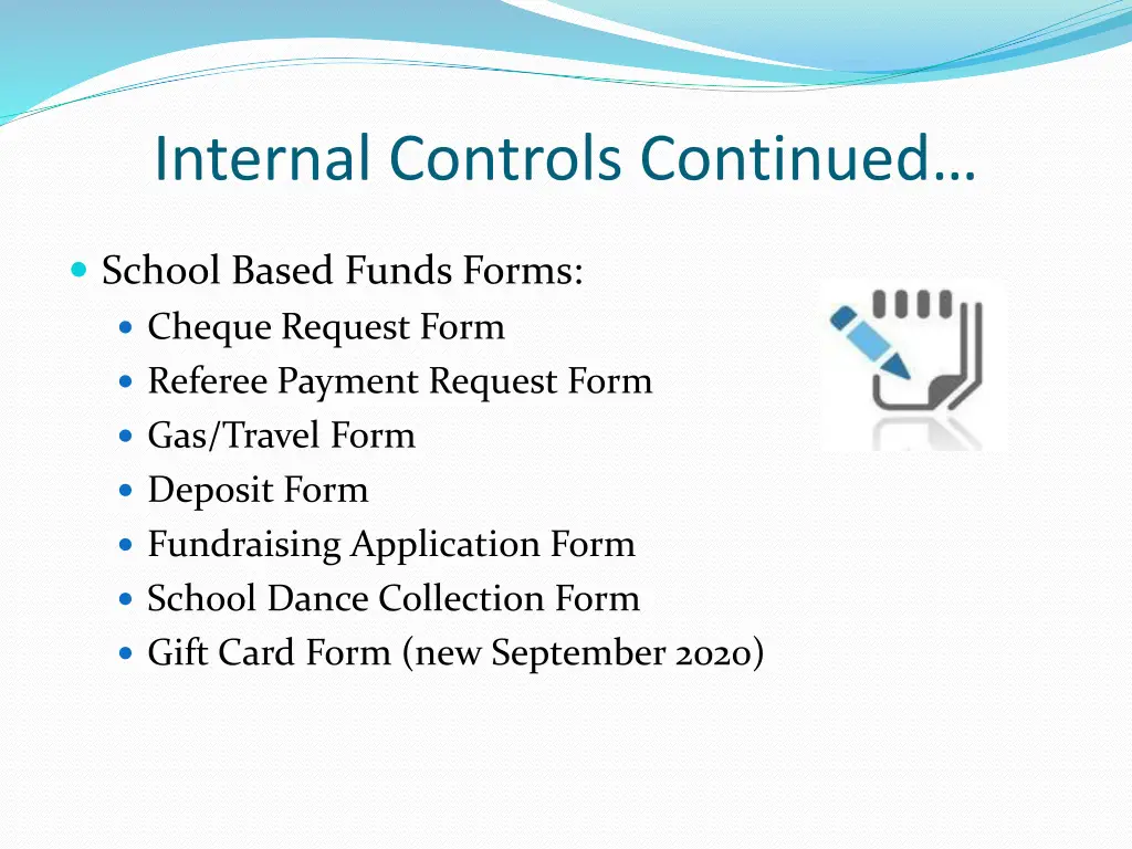 internal controls continued 6