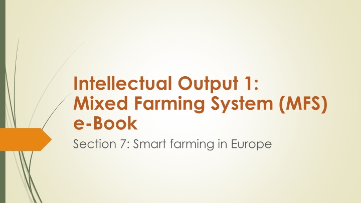 intellectual output 1 mixed farming system