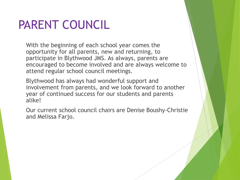 parent council