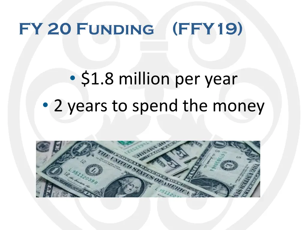 fy 20 funding