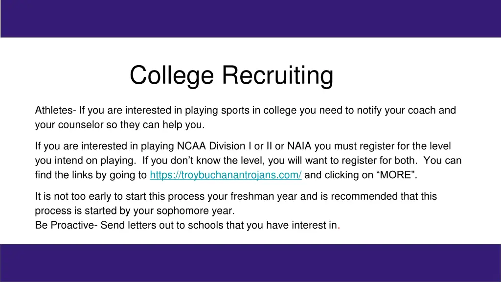 college recruiting