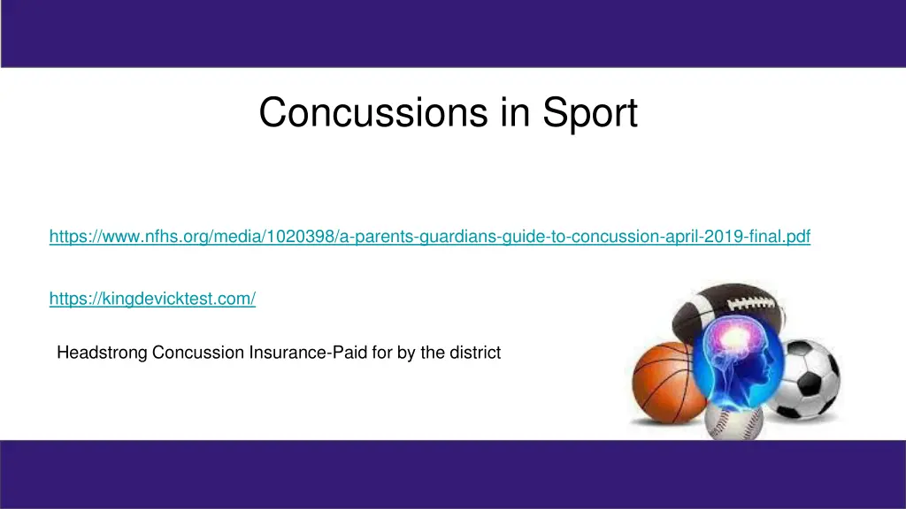 concussions in sport