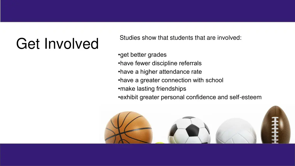 studies show that students that are involved