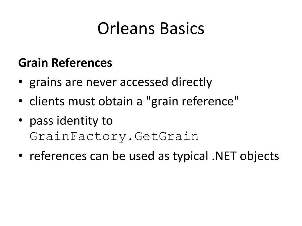 orleans basics 2