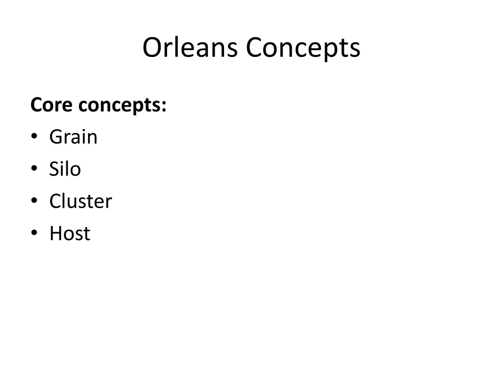 orleans concepts