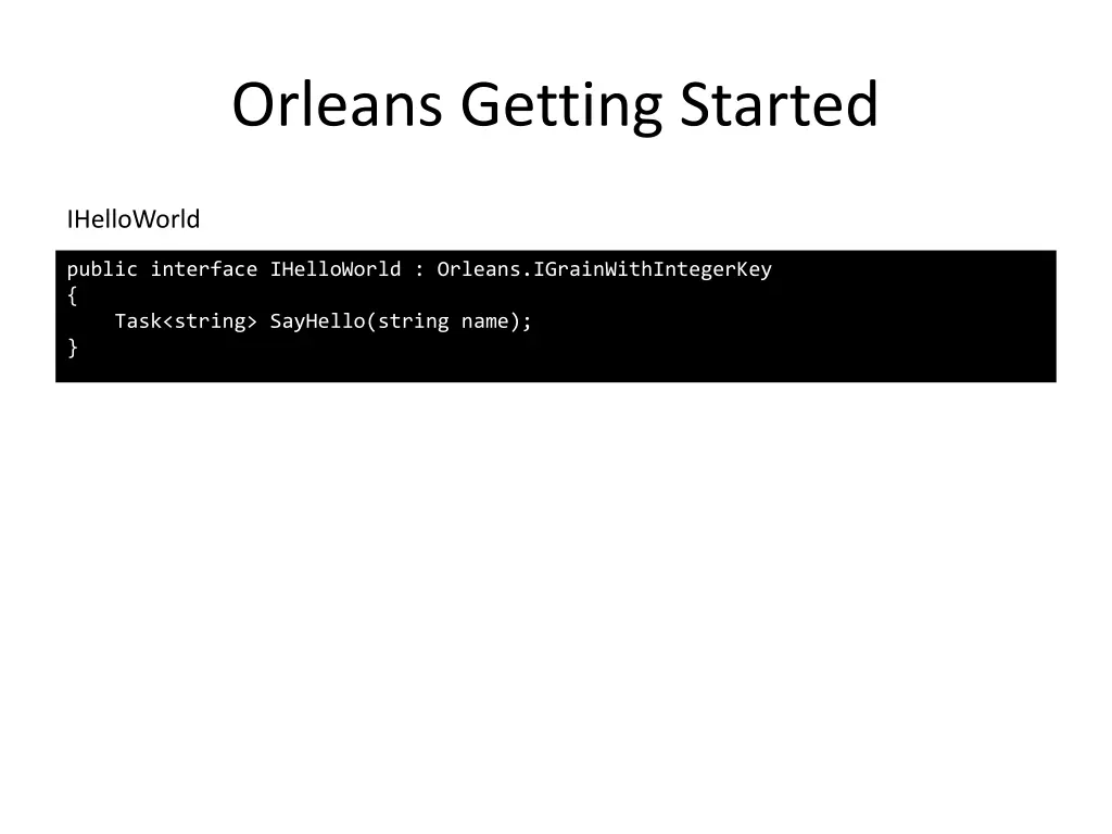 orleans getting started 3