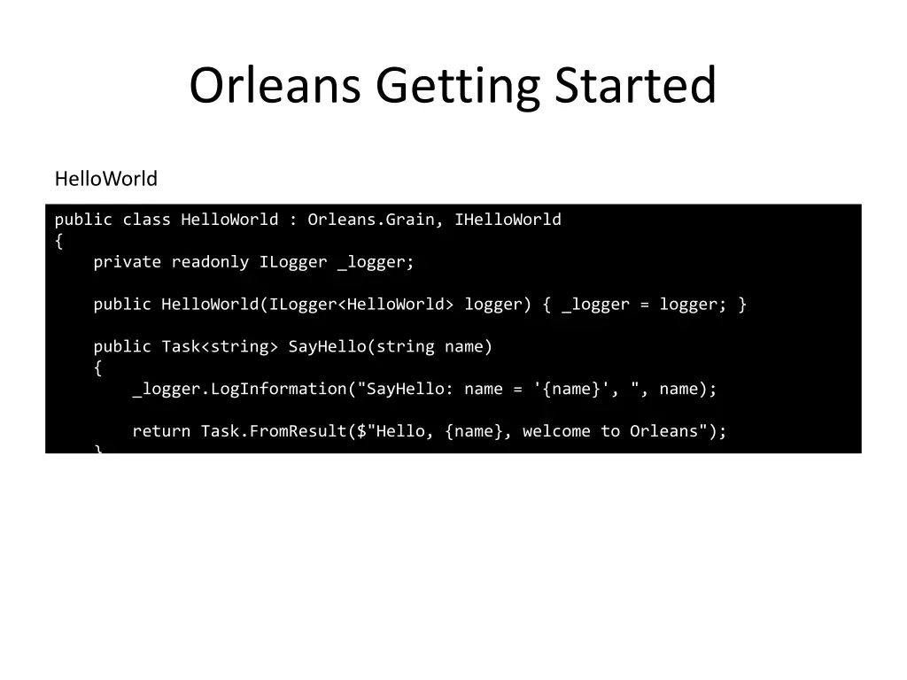 orleans getting started 5