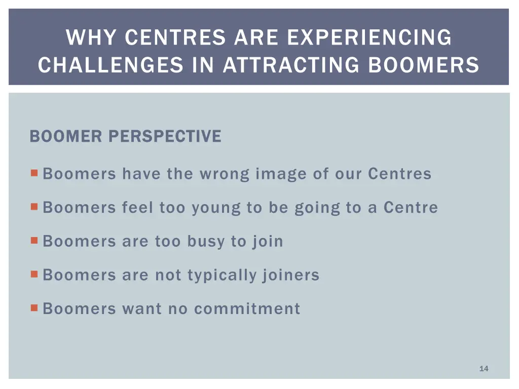 why centres are experiencing challenges 1