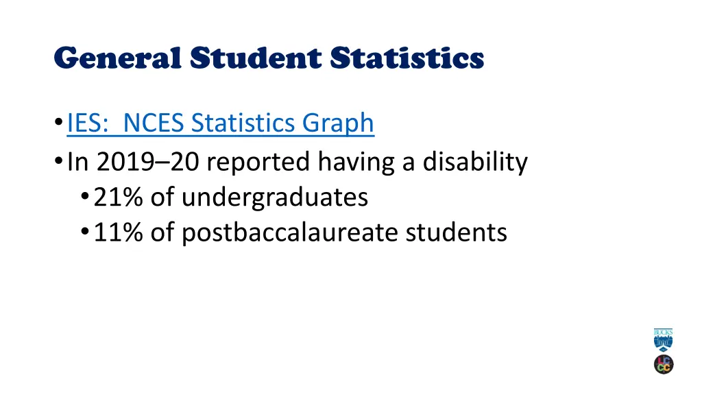 general student statistics