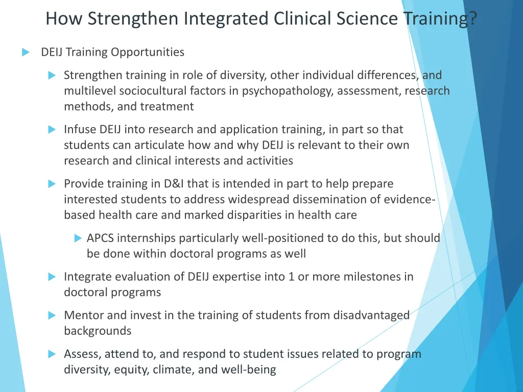 how strengthen integrated clinical science 3