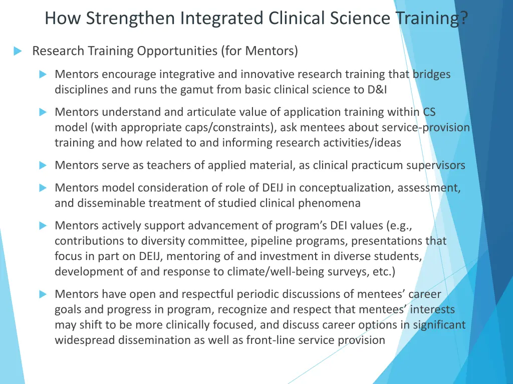 how strengthen integrated clinical science