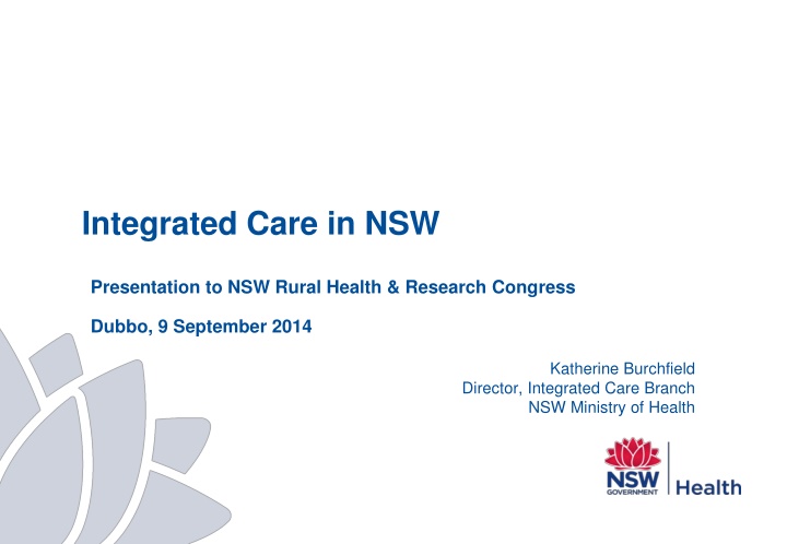 integrated care in nsw