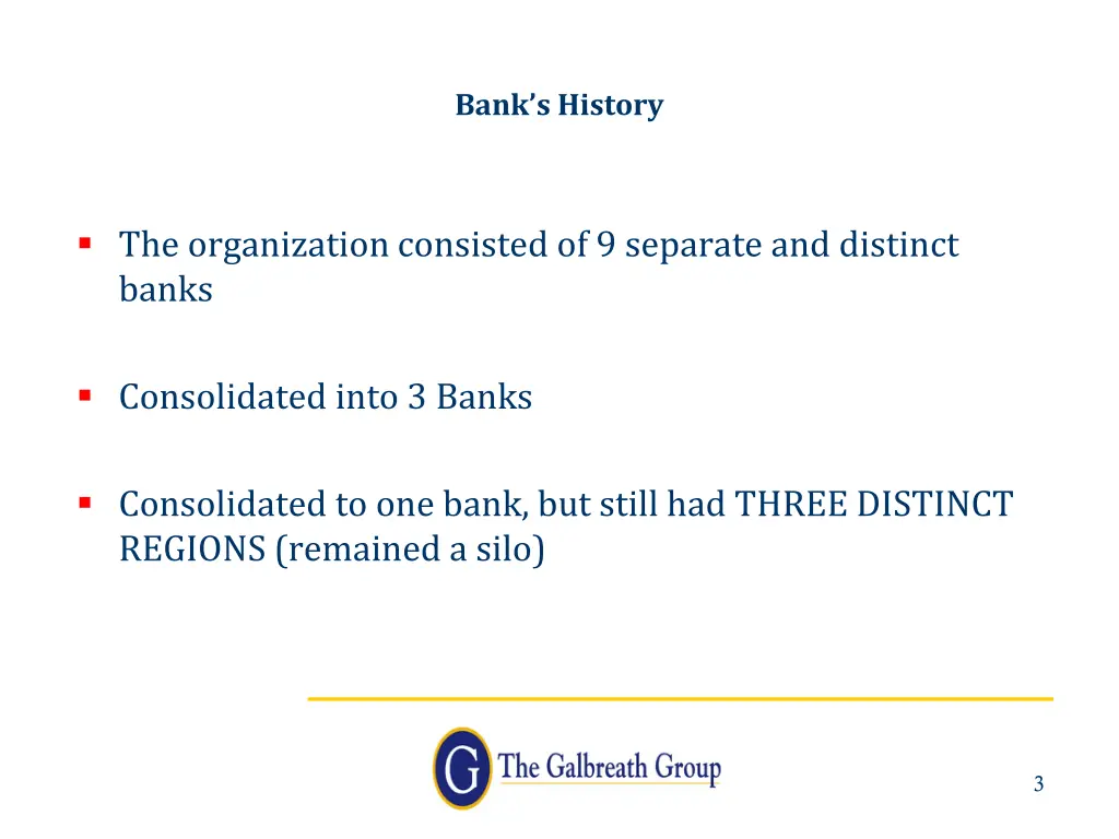 bank s history