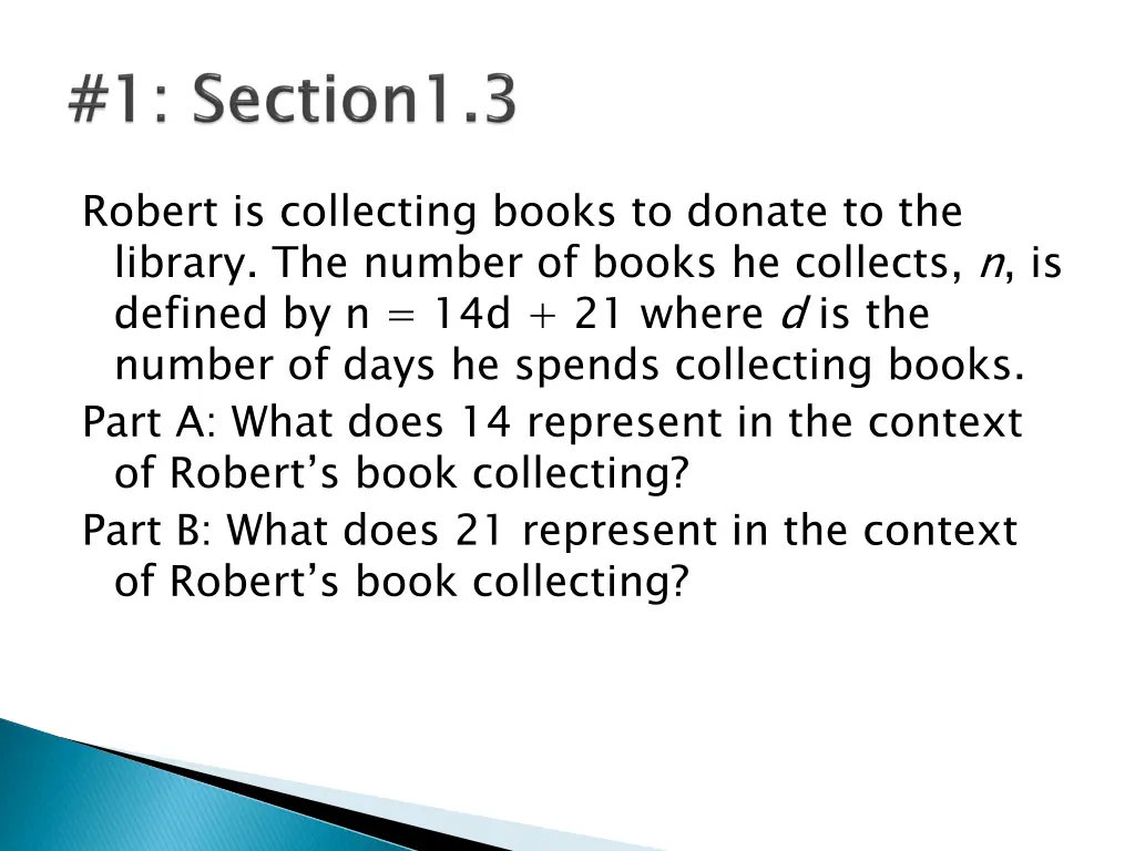 robert is collecting books to donate