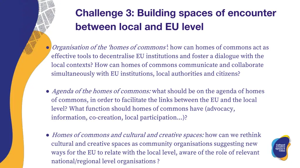 challenge 3 building spaces of encounter between