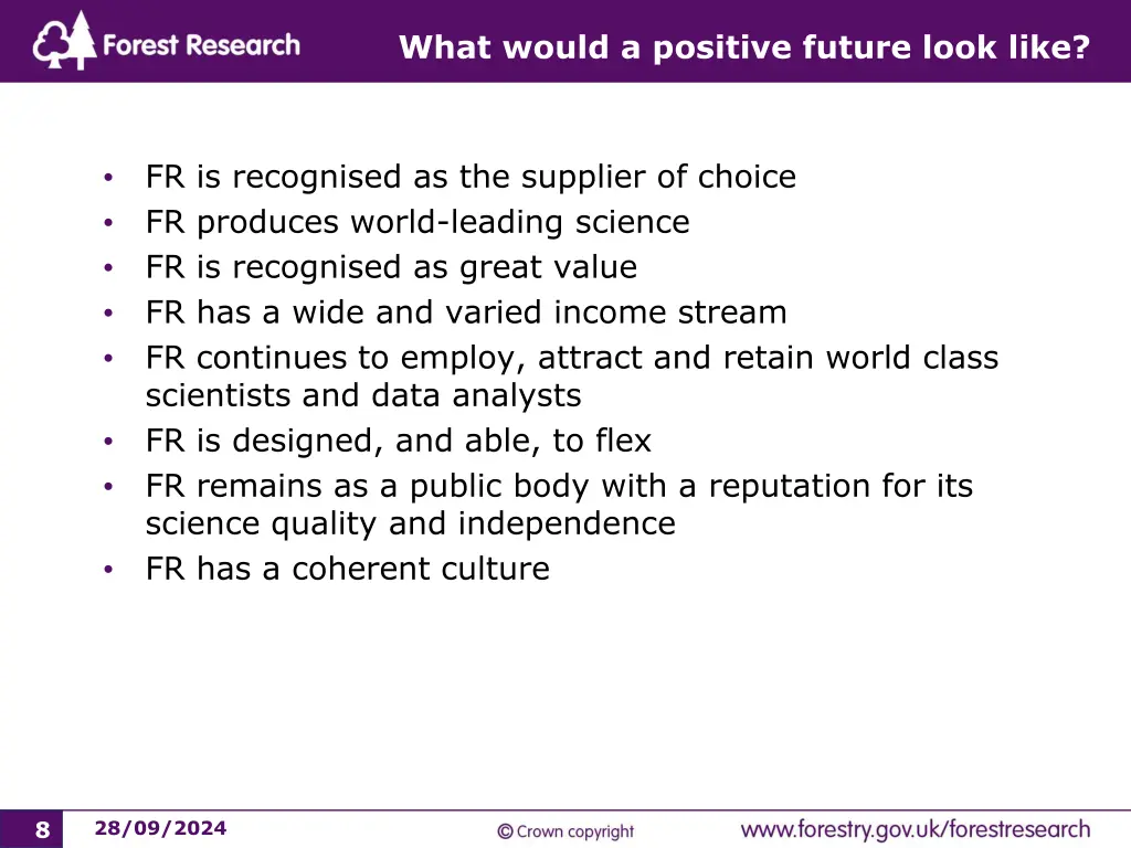 what would a positive future look like