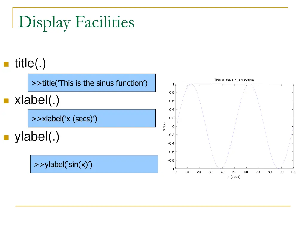 display facilities 1