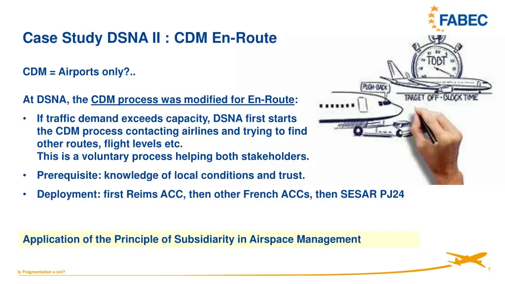 case study dsna ii cdm en route