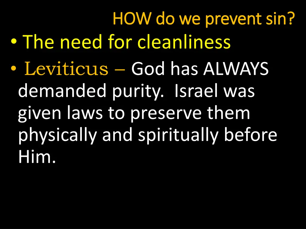 how do we prevent sin how do we prevent sin 12