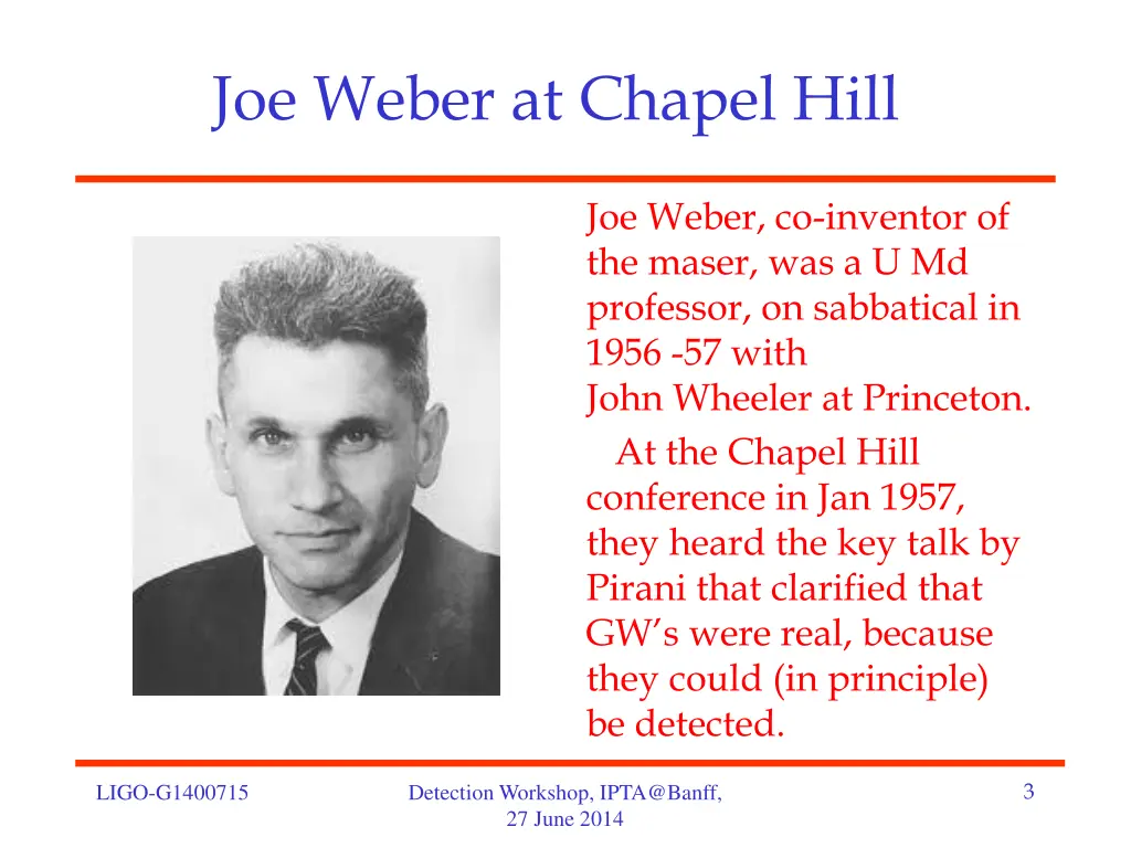 joe weber at chapel hill