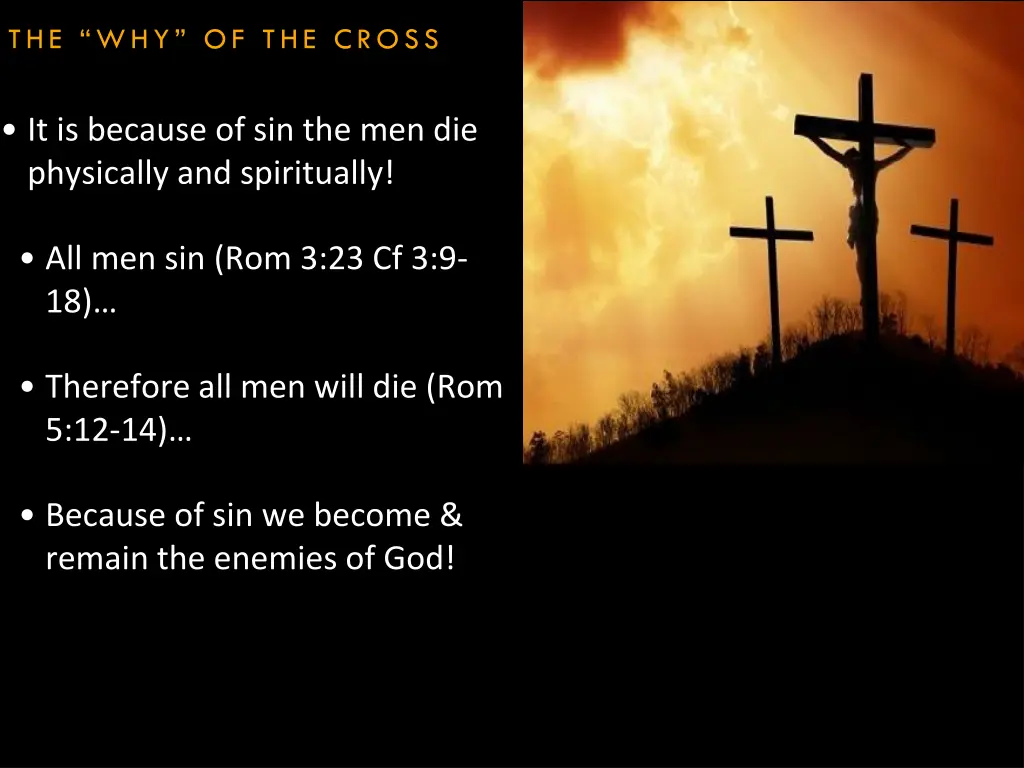 the why of the cross 2