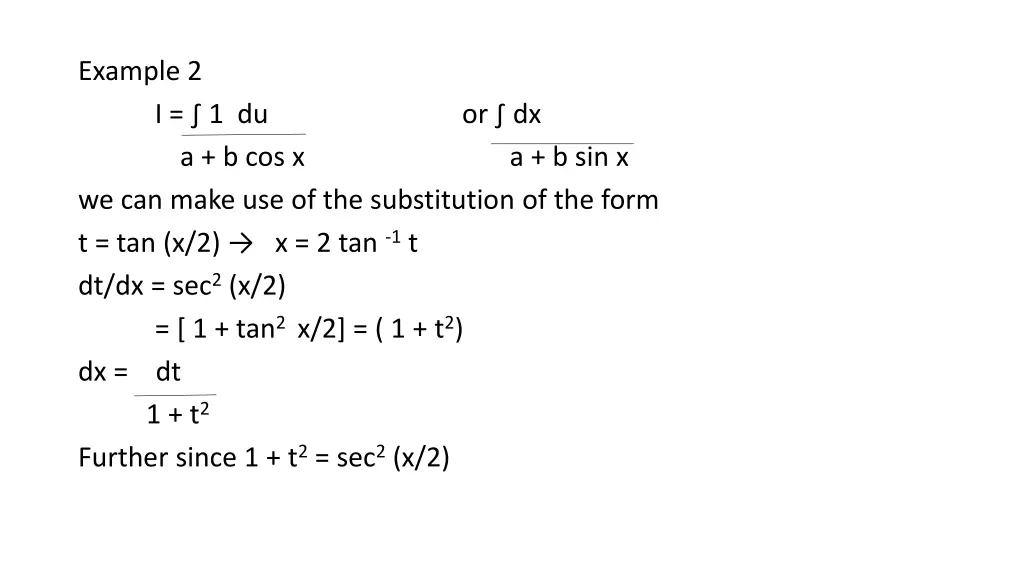 example 2 a b cos x we can make