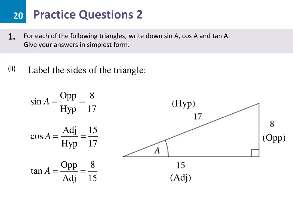 20 practice questions 2 1