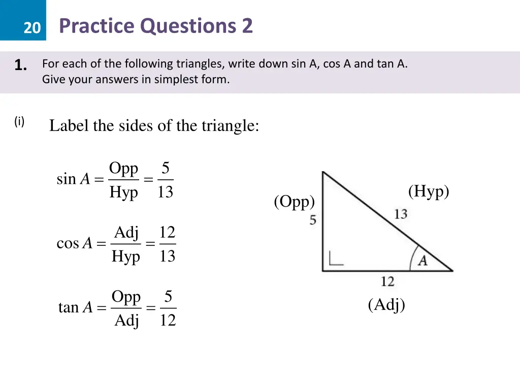 20 practice questions 2